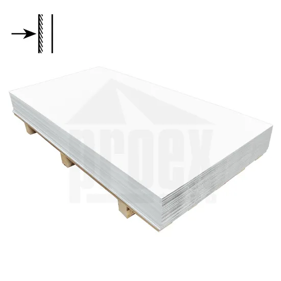 Lindab - Tabule bílá jednostranná RAL 9010 -  0,5x1230x2000 mm