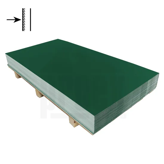 Tabule mechově zelená jednostranná RAL 6005 - 0,55x1250x2000mm