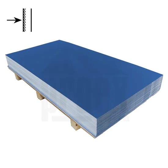 Tabule modrá tmavá jednostranná RAL 5010 - 0,55x1250x2000mm