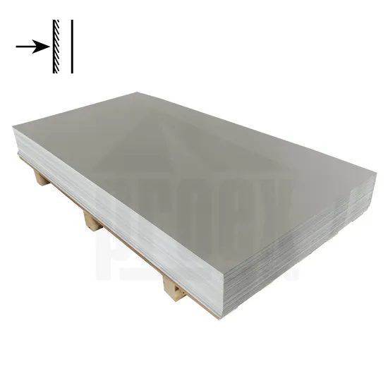 Tabule prachově šedá jednostranná RAL 7037 - 0,55x1250x2000mm