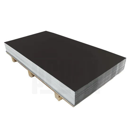 Poplastovaná tabule VIPLANYL černý 760 RAL9004 - 1000x2000 mm