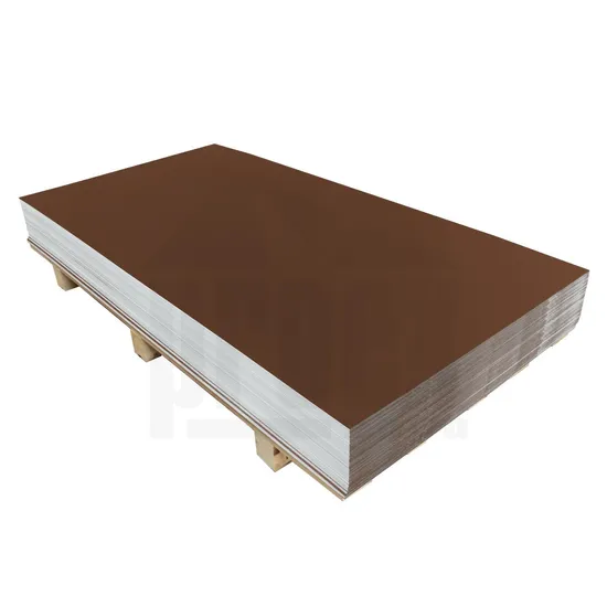 Poplastovaná tabule VIPLANYL tmavě hnědý 860 RAL8017 - 1000x2000 mm