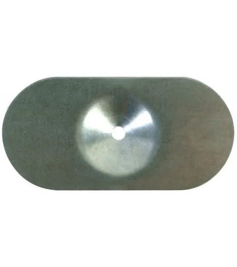 TopKraft podložka oválná 1mm, 40x80mm, pozink, k foliím