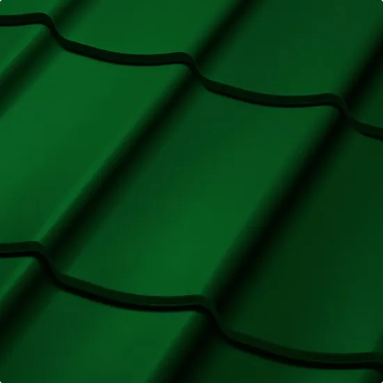 Satjam Trend Wave polyestersat 25, zelená RAL6005