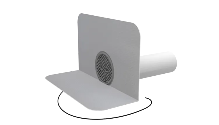 TWCE 75 PVC, chrlič vyhřívaný DN7560cm s PVC manžetou