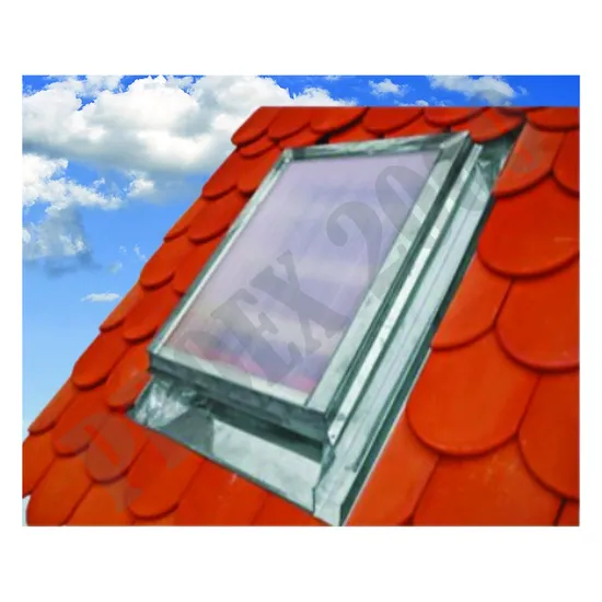 Vikýř titanzinkový 600x600mm úplný + LEXAN