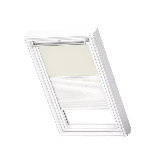 Roleta zatemňujícíplisovaná DFD1085 (béžová - bílá), pro MK04, Standard