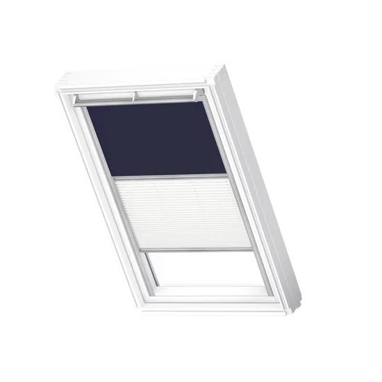 Roleta zatemňujícíplisovaná DFD1100 (modrá - bílá), pro MK04, Standard