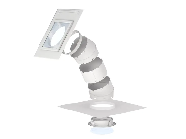 Velux světlovod pevný 37x37cmpr.25cm2000mm TLR010