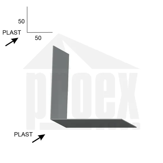 Roofplan - Vnější rohová lišta 2bm, 50/50mm