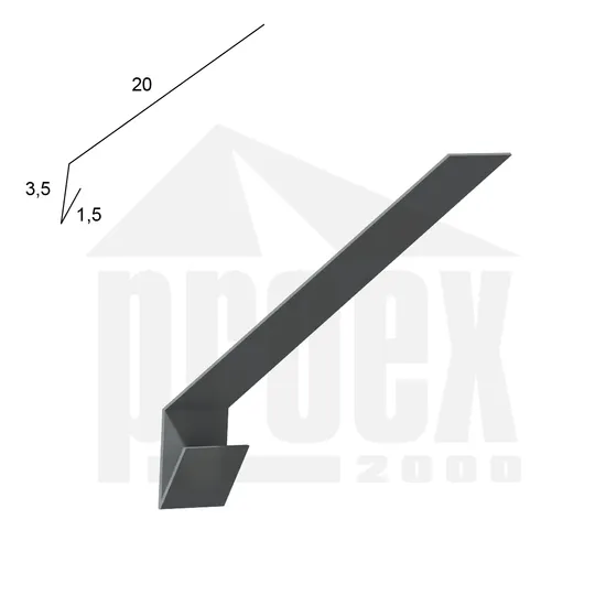 Roofplan - Okapnička 2bm, 250mm