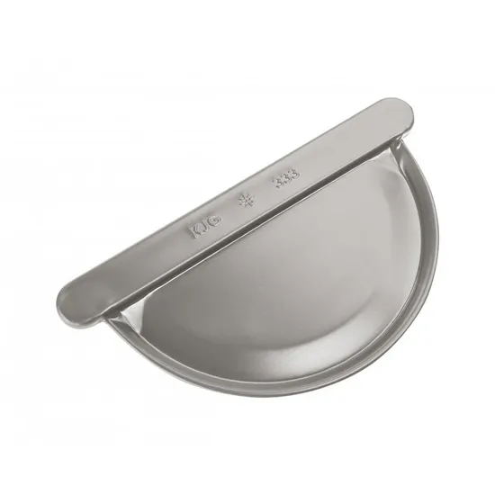 Čelo žlabové bílo hliníkové tmavé 280 mm