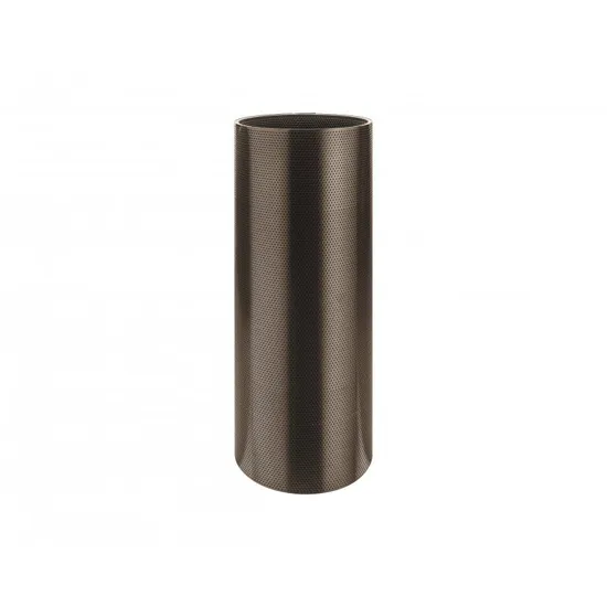 Svitek děrovaný tmavě hnědý RAL 8028 - 0,55x1000mm