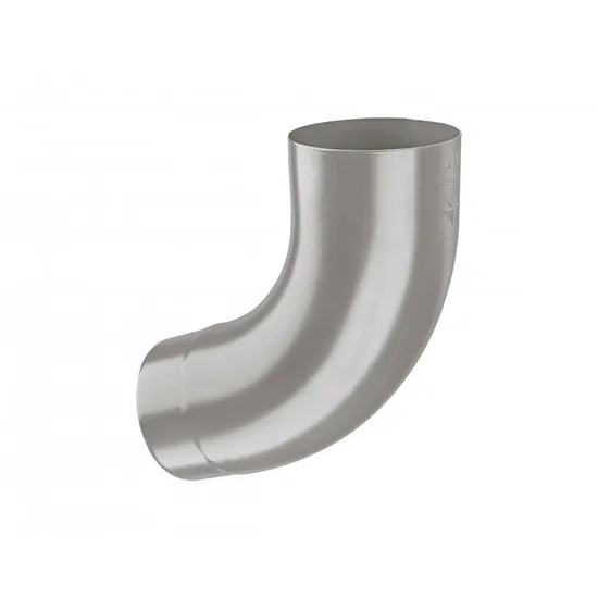 Koleno svodové bílo hliníkové tmavé 150 mm, 72°