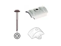 Sada 10 PROFI pro VL 76/18(nerez šroub+kalota+podložka)