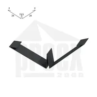 Úžlabí (kónické) - PZ intenz. černé, r.š.625 mm