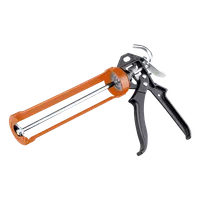 Mechanická pistole na silikon K 500 - černá(oranžová)