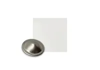 Klobouček PZ KJGšedobílý malý, 20mm 9002