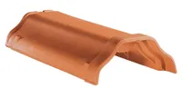 Creaton - hřebenáč PR, vínově červená engoba
