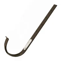 Hák žlabový Marley hnědý 125mm rovný 76355
