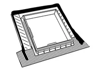 Bramac - okno Luminex UNI 70,5x76,5cm - černé
