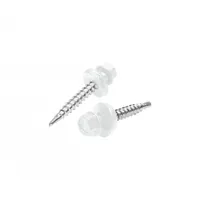 Šroub samořezný pozink. 4,8x20mm šedobílá RAL9002