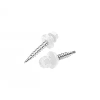 Šroub samořezný pozink. 4,8x19mm bílá RAL9010