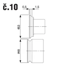 Rolny k XB 50/180 - č.10