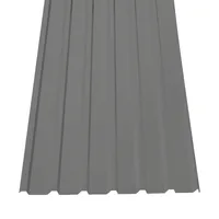 Trapezový plech SAT 18 polyester 0,5 šedý hliník RAL9007