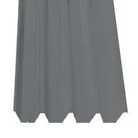 Trapezový plech SAT 50 polyester 0,5 šedý hliník RAL9007