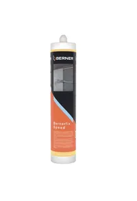 Berner - lepící tmel Bernerfix SPEED černý RAL9005, MS Polymer, 290ml