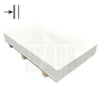 Lindab - tabule antická bílá jednostranná RAL9002 - 0,5x1250x2000mm