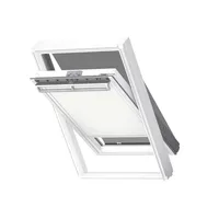 Kombinace DOP pro PK06 roleta zatemňující DKL SWL 1025 bílá + markýza, bílé lišty