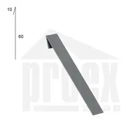 Roofplan - Rovná stěnová lišta 2bm, 70mm