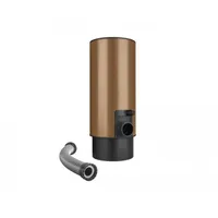 Sběrač dešťové vody s hadicí a knoflíkem metalická měď 100 mm