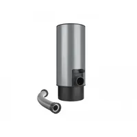 Sběrač dešťové vody s hadicí a knoflíkem prachově šedý 80 mm