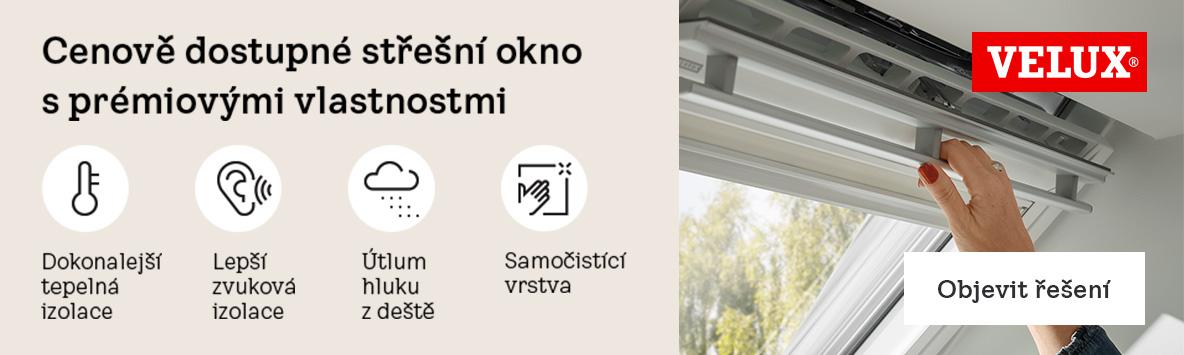 Cenově dostupné střešní okno s prémiovými vlastnostmi