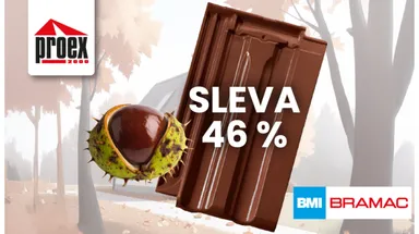 Brno: Pálená střešní taška Bramac: Granát 13* nyní se slevou 46 %
