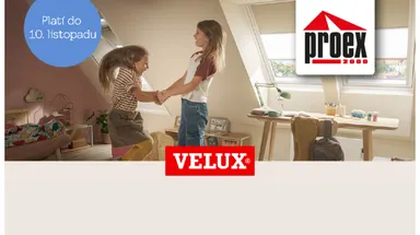 VELUX vrací peníze – až 2 500 Kč za každé okno!